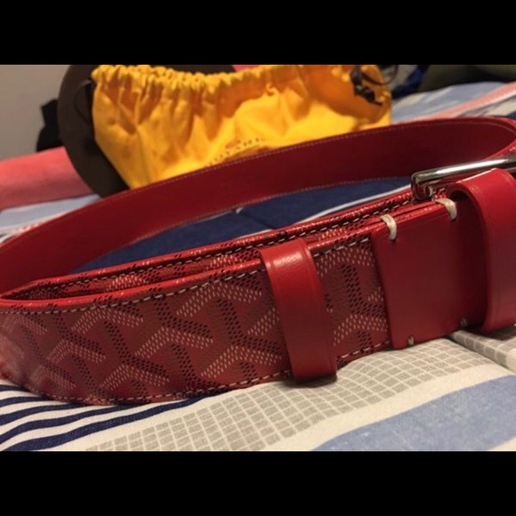 Red Goyard Belt Clearance, SAVE online-pmo.com